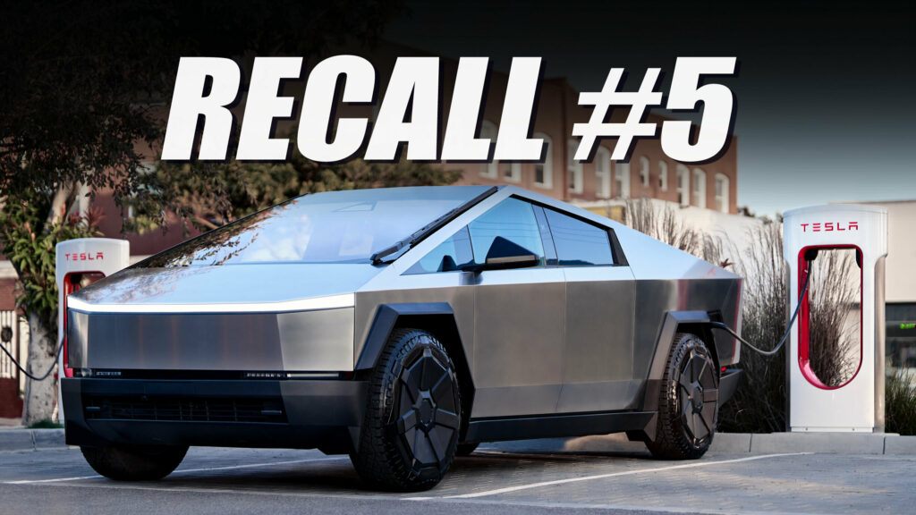  Tesla Cybertruck Recalled For The Fifth Time In A Year