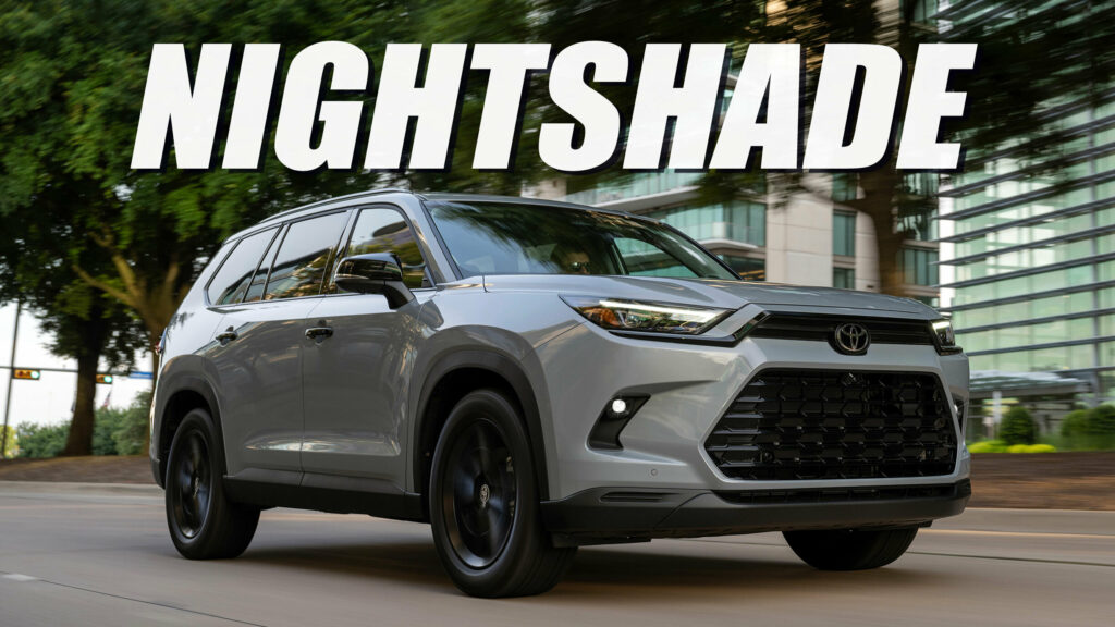  2025 Toyota Grand Highlander Is $2,460 Cheaper, Offers New Nightshade Edition