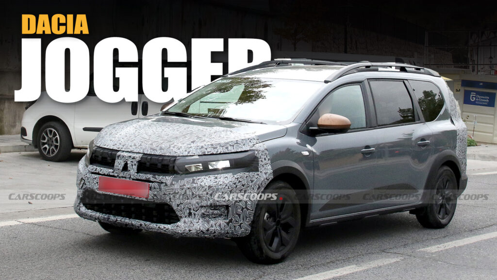  Facelifted Dacia Jogger Spied Going For A Run