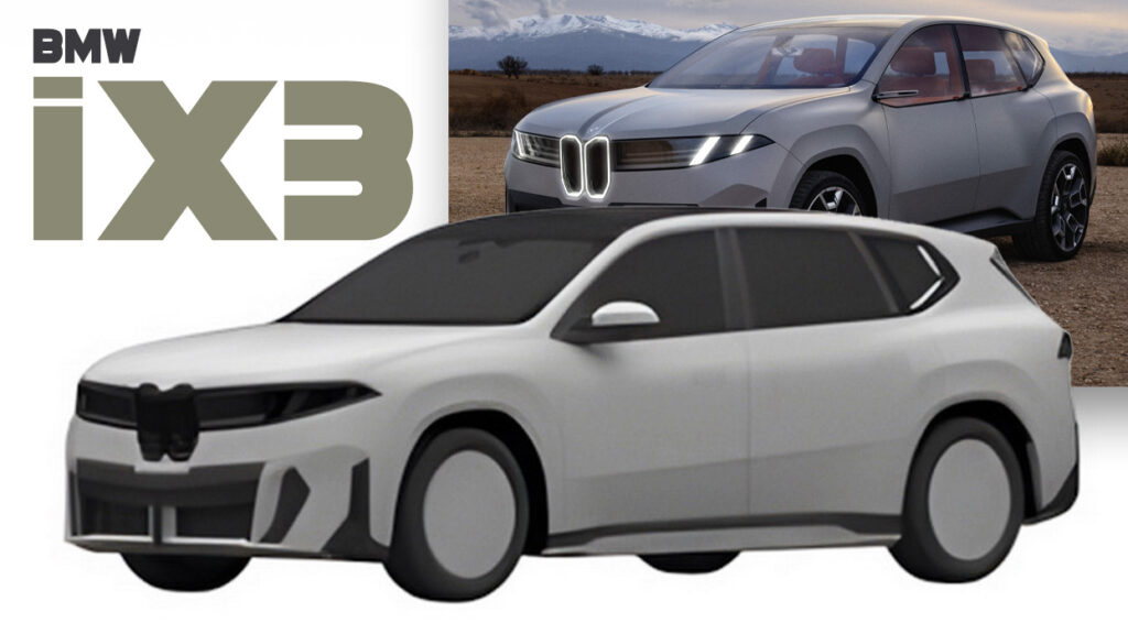  2026 BMW iX3 Neue Klasse Revealed In Patent Leaks