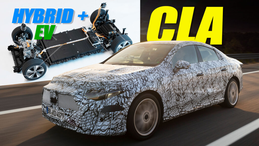  Mercedes Details New CLA’s Two EV And Three Hybrid Powertrains