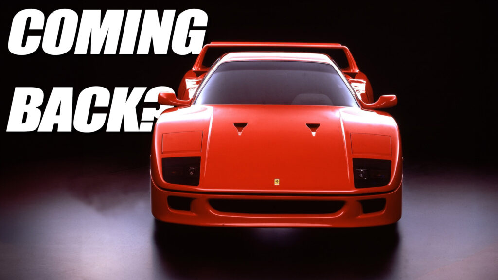  Ferrari May Revive The F40 As A New Icona Supercar