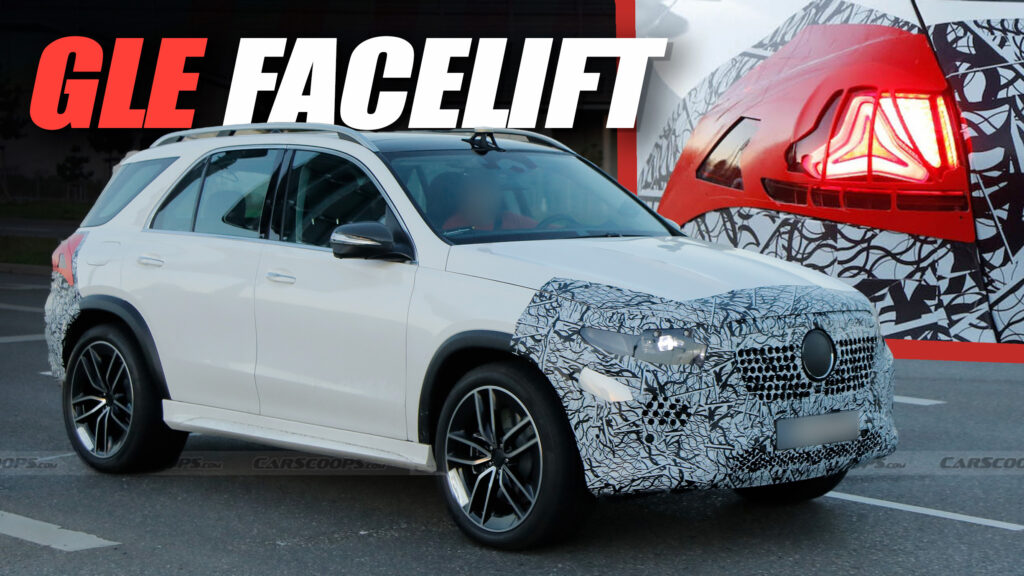  Facelifted Mercedes GLE Gains Star-Shaped Taillights