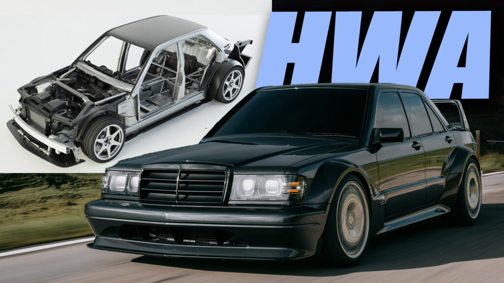  HWA’s Reimagined Mercedes 190E EVO II Looks Just As Good Under The Skin, But Costs $760K