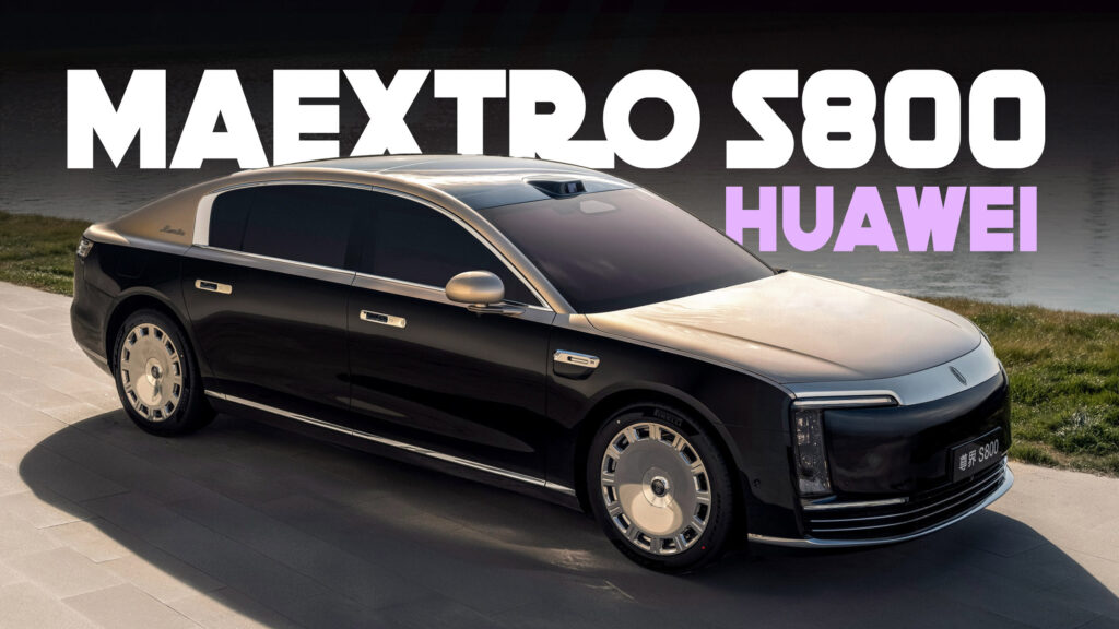  Huawei’s Maextro S800 Looks Like Someone Put A Maybach, A Rolls And A Porsche In The Blender