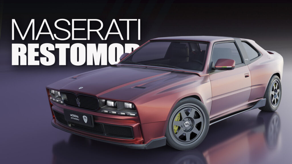  Maserati Biturbo Shamal Restomod Combines 80s Italian Flair With 21st-Century Speed