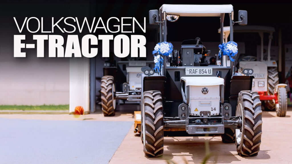  VW Brings Electric Tractors With Swappable Batteries To African Farms As Rentals