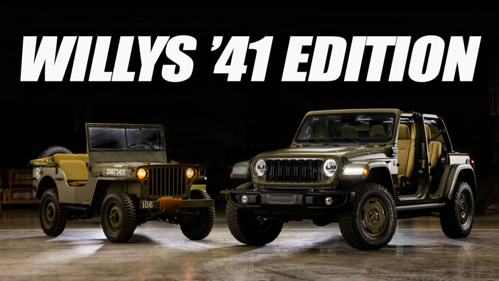  2025 Wrangler 4xe Willys ’41 Celebrates The OG Jeep