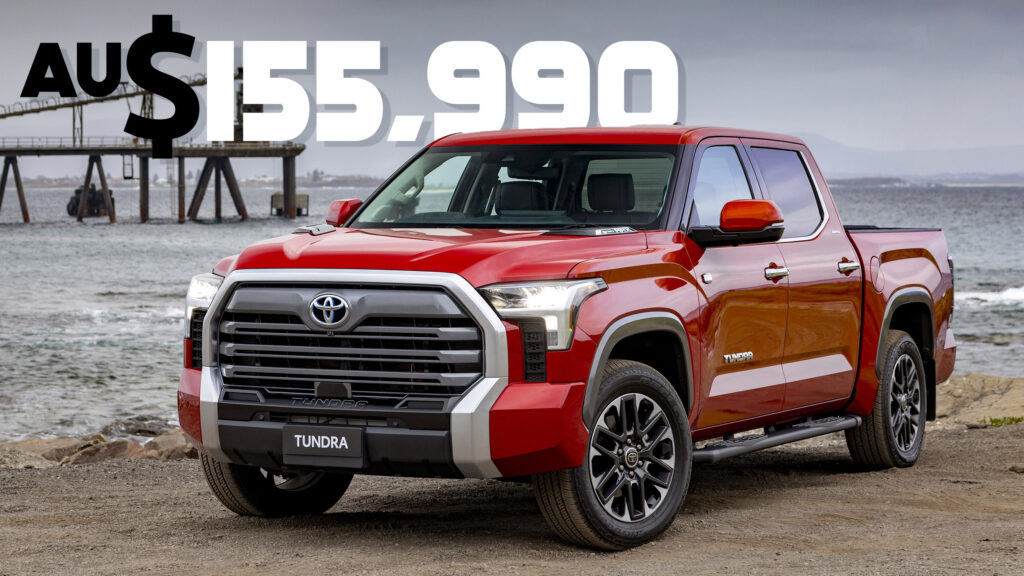  Toyota Tundra Starts At $102,000 in Australia, Nearly Double Its US Price