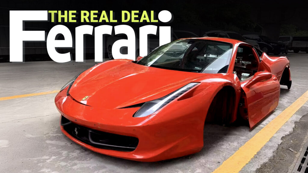  Want A Ferrari 458 Shell? Alibaba Has One For $28,000