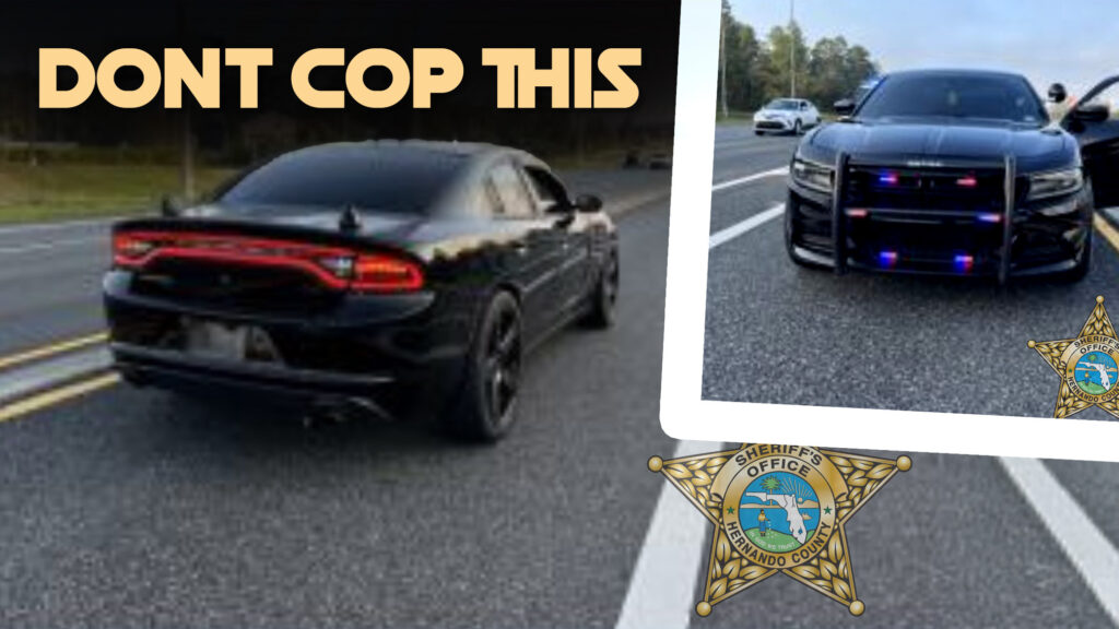  Dodge Charger Driver Caught Impersonating Cop In Front Of A Real Cop