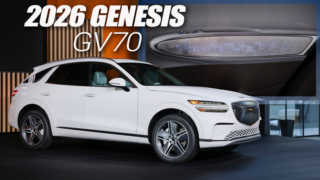  2026 Genesis Electrified GV70 Gets 27-Inch Display, Star-Lined Door Cards And NACS