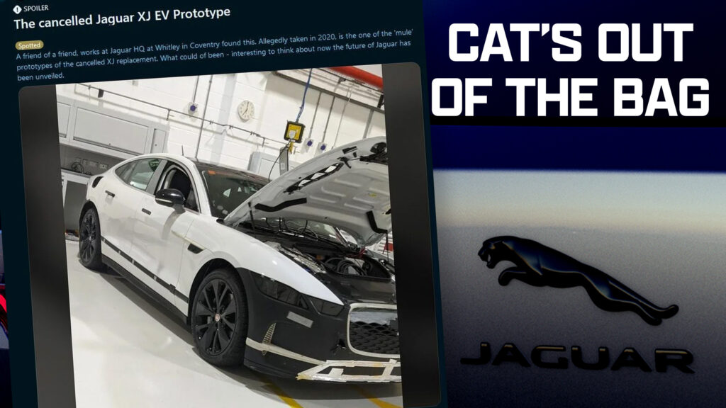  YAWN! Leaked Photo Explains Why Jag Abandoned Boring Electric XJ Project