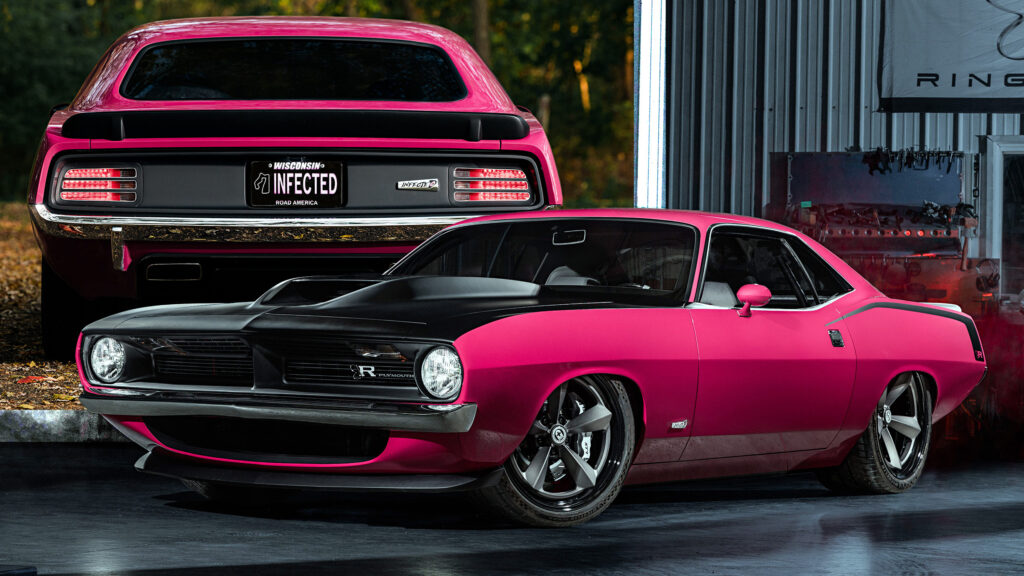  Ringborthers’ Pink ‘Cuda Packs A Hellcrate V8 And A Whole Lot Of Attitude