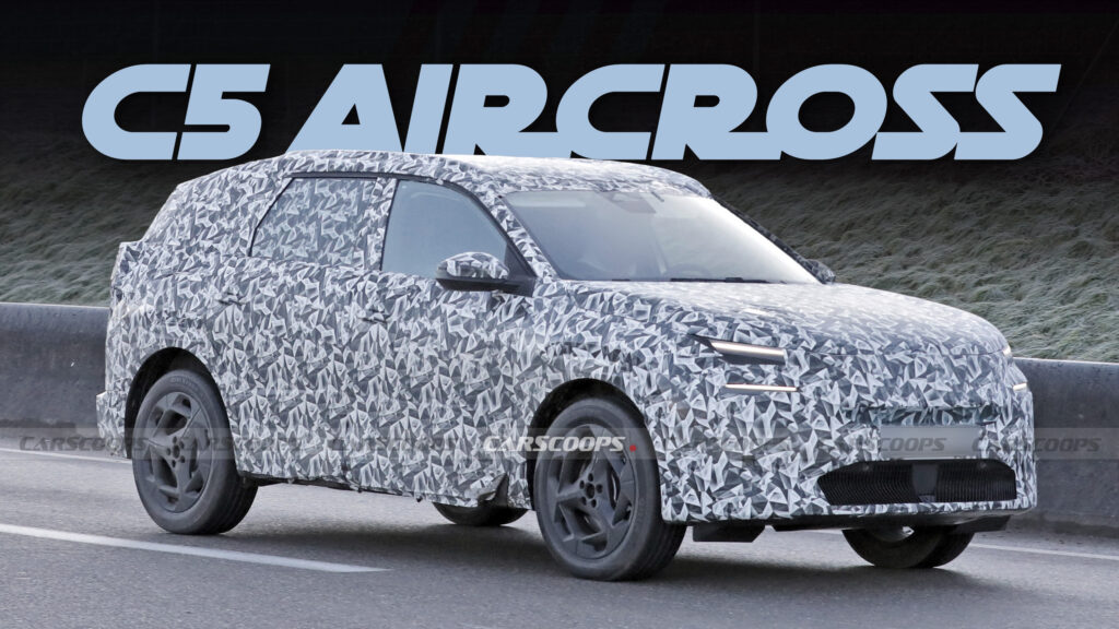  2025 Citroen C5 Aircross Stays True To The Concept In First Spy Shots