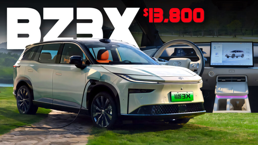  Toyota’s bZ3X Is A Sub-$14k Electric SUV That Americans Can’t Have