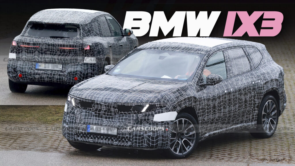  2026 BMW iX3 Neue Klasse Flaunts Production LEDs In Latest Spy Shots