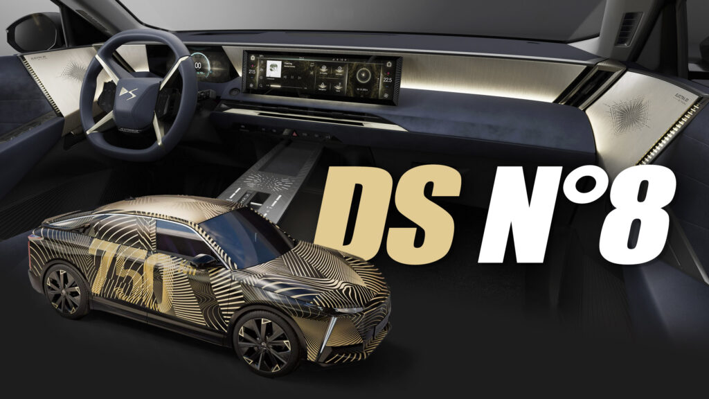  DS N°8 Electric Fastback Crossover Reveals Its Interior Ahead Of Imminent Debut