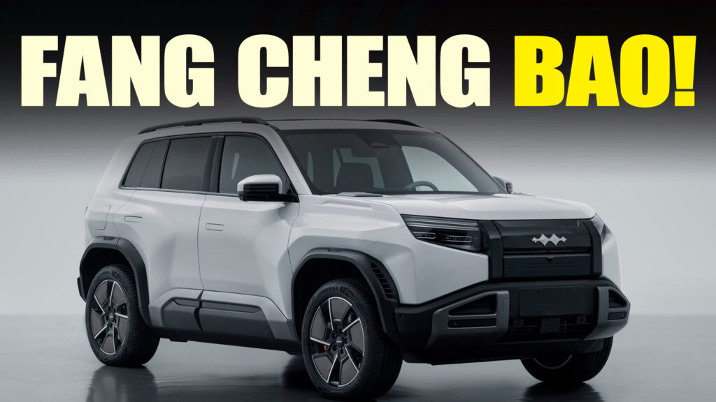  BYD’s New Fang Cheng Bao Titanium 3 Electric SUV Sure Has A Funky Design