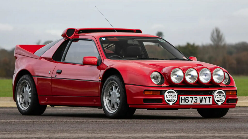  Ferrari Red Ford RS200 S Is One Of Just 4 In Existence