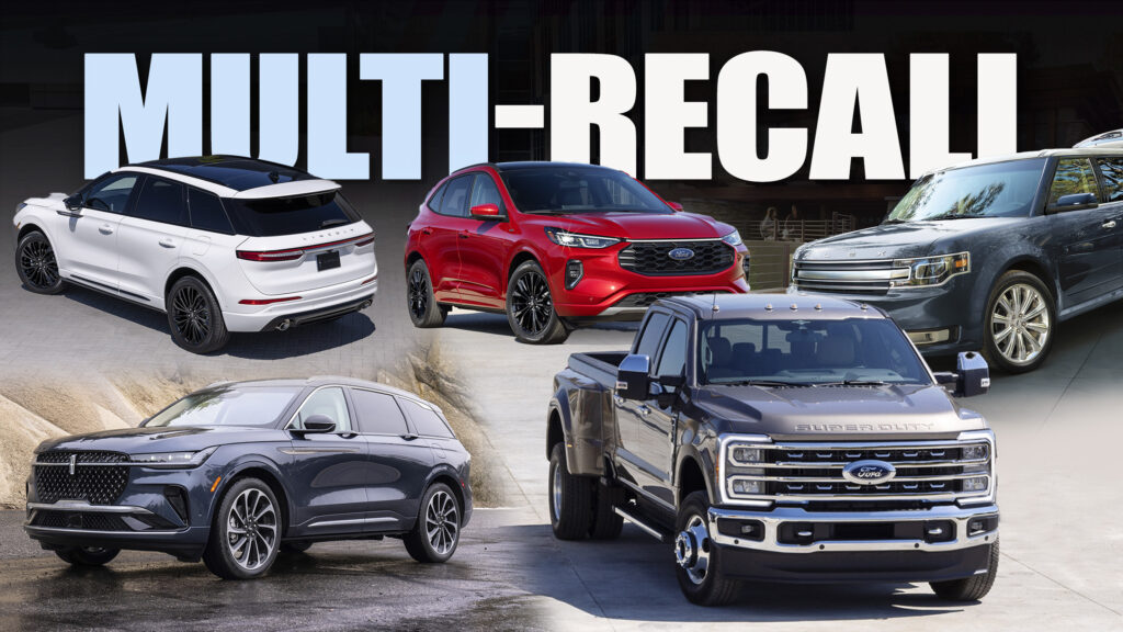  Ford Drops 4 Recalls For Nearly 400,000 Vehicles In One Day