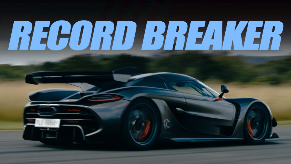  Koenigsegg Jesko Storms Around Top Gear Test Track, Setting New Road-Legal Lap Record