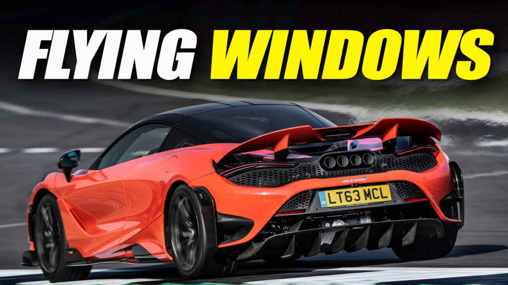  McLaren Warns 765LT Owners Not To Exceed 96 MPH With Windows Open