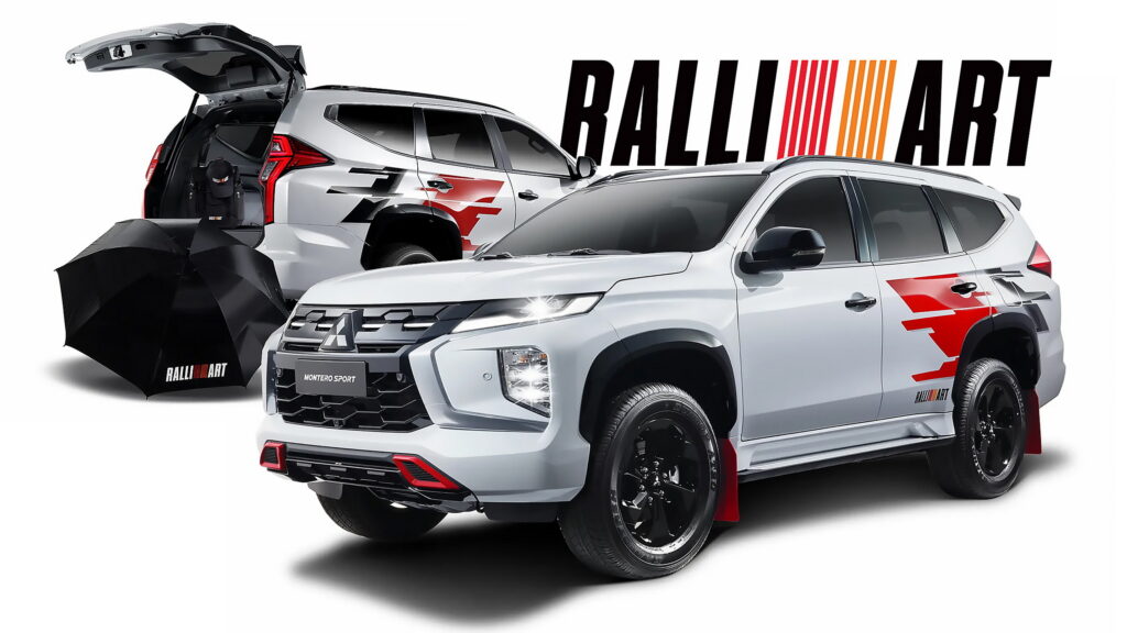  Mitsubishi Pajero Sport Black Series Ralliart Edition Comes With “Special” Stickers And Merch