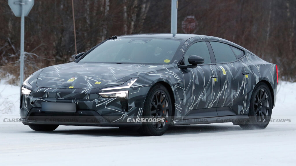  Polestar 5 Spied Testing As Porsche Taycan Rival With Nearly 900 HP