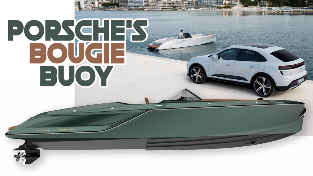  Porsche’s Latest EV Is A $600,000 Boat With A 536 HP Macan Turbo Powertrain