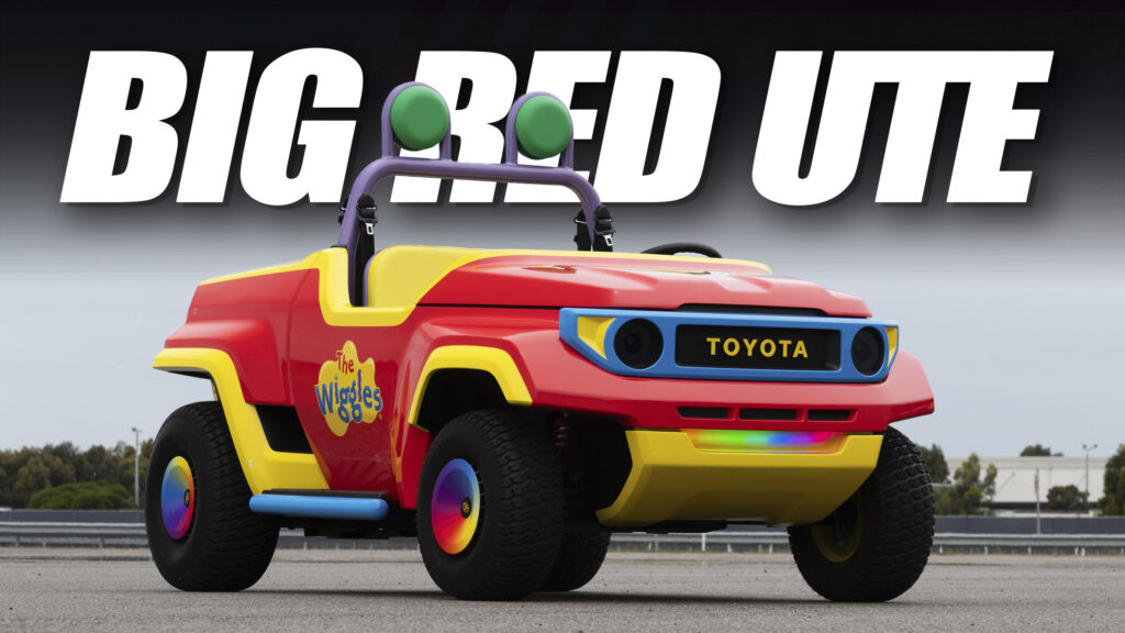  Toyota Big Red Ute Reimagines The Land Cruiser As A Kids’ EV For The Wiggles