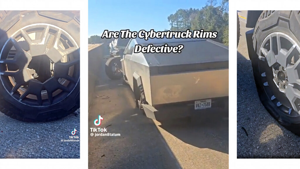  Cybertruck Wheels Snap Off Like Twigs In Bizarre TikTok Video