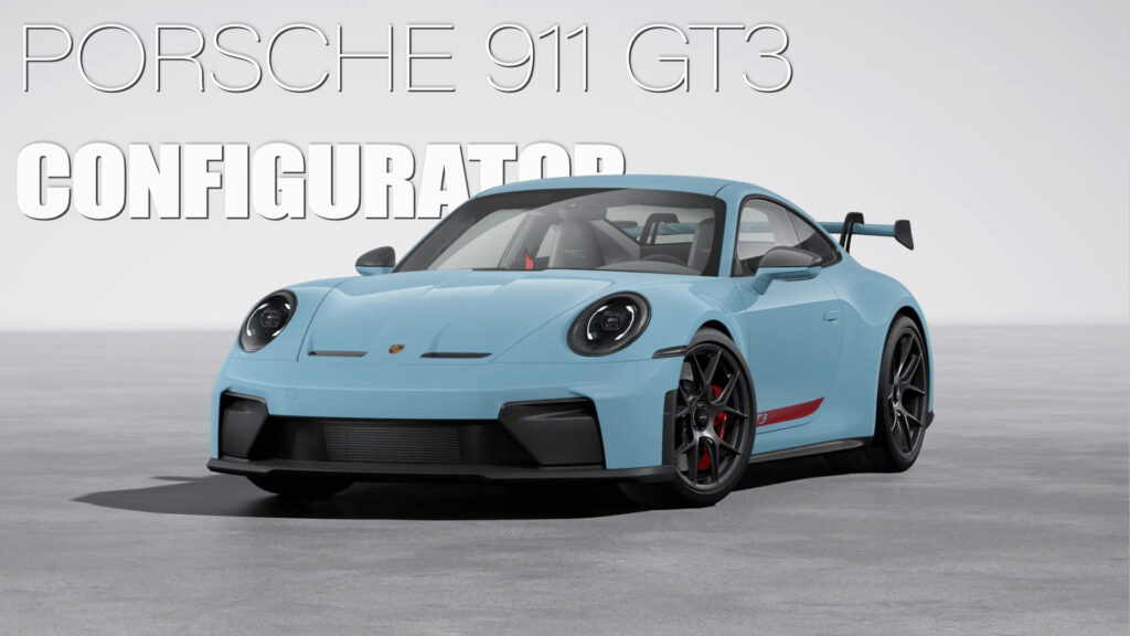  We Configured Our Dream Porsche 911 GT3 For $292K. Now Shows Us Yours