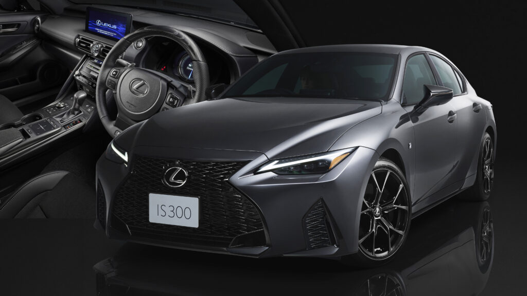  2025 Lexus IS300 Gains F Sport Black IV Special Edition, But Only For Japan