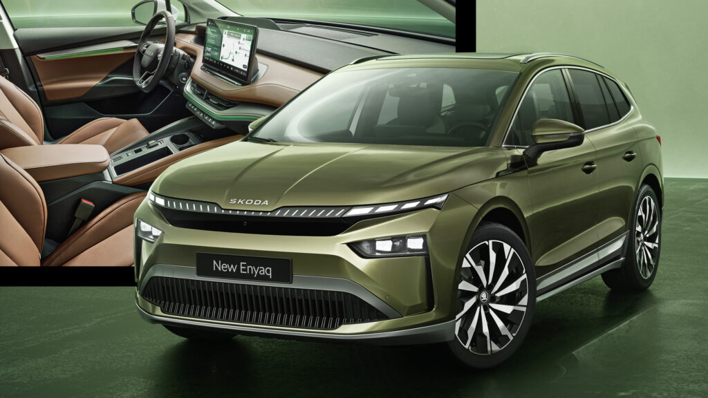  2025 Skoda Enyaq Facelift Boasts New Looks And Up To 365 Miles On A Single Charge