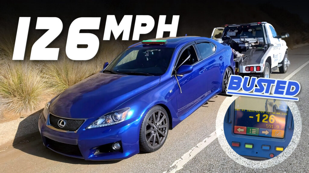  Teen Takes Lexus IS F To 126 MPH, Police Take It Straight To Impound