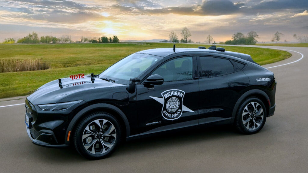  Michigan Police Draw Flak For Buying Electric Mustang Mach-E Patrol Car