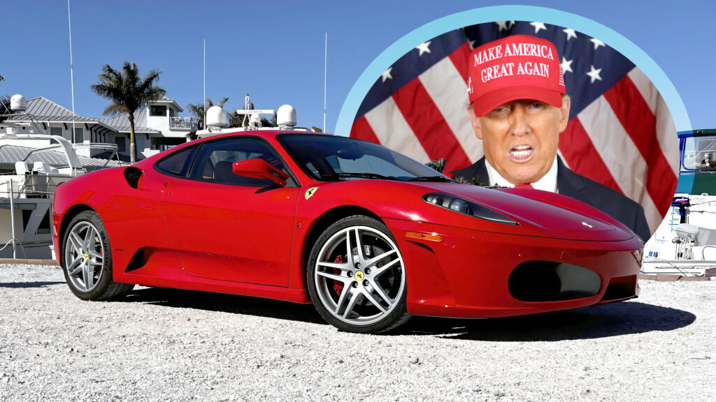  Donald Trump’s Old Ferrari Is for Sale