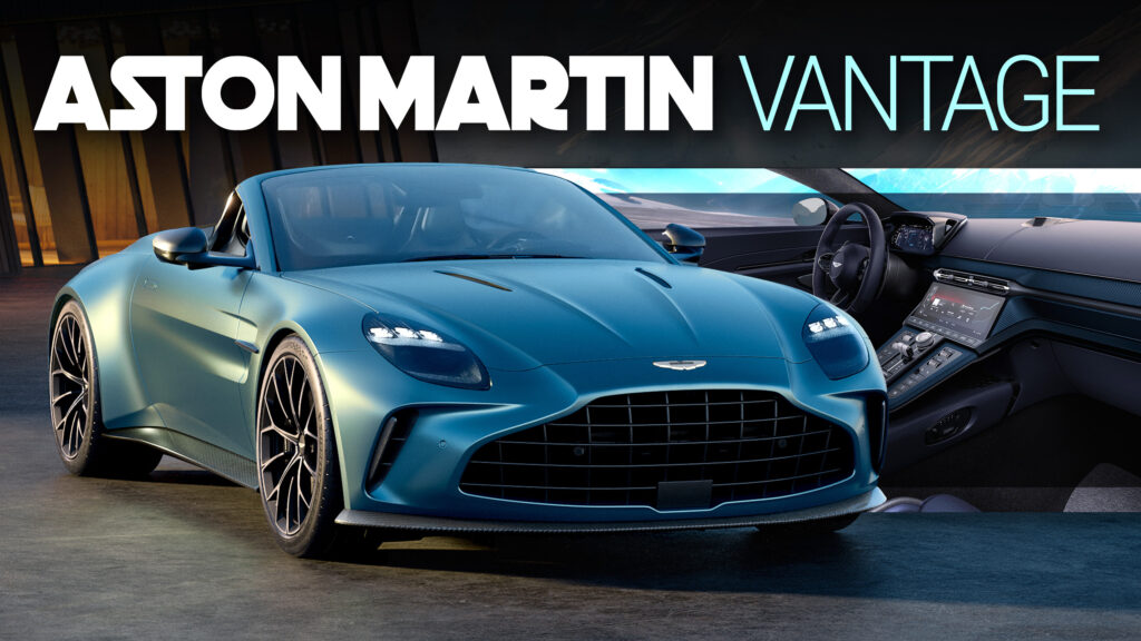  2025 Aston Martin Vantage Drops Its Top And Keeps 656 HP