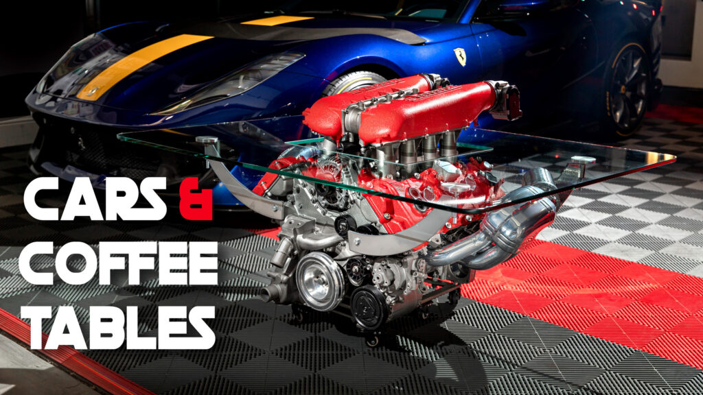  Would You Really Drop $75,000 For A Ferrari V8 Coffee Table?