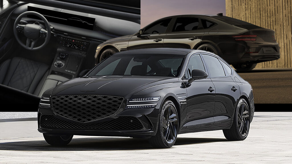  Genesis G80 Black Joins Its Siblings In Embracing Darkness