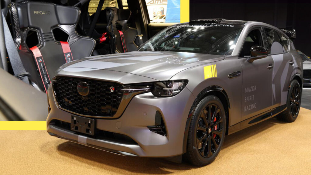  Mazda Spirit Racing CX-60 Rally Concept Sports A Rear Spoiler And Carbon Recaros