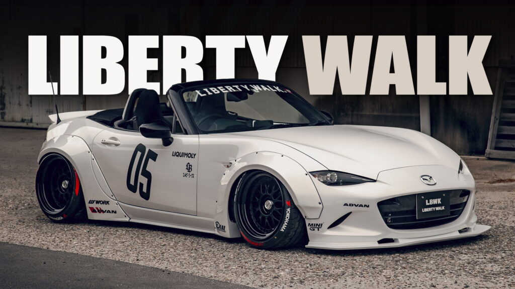 Liberty Walk’s Slammed Mazda MX-5 ND Widebody Is Not For The Faint-Hearted