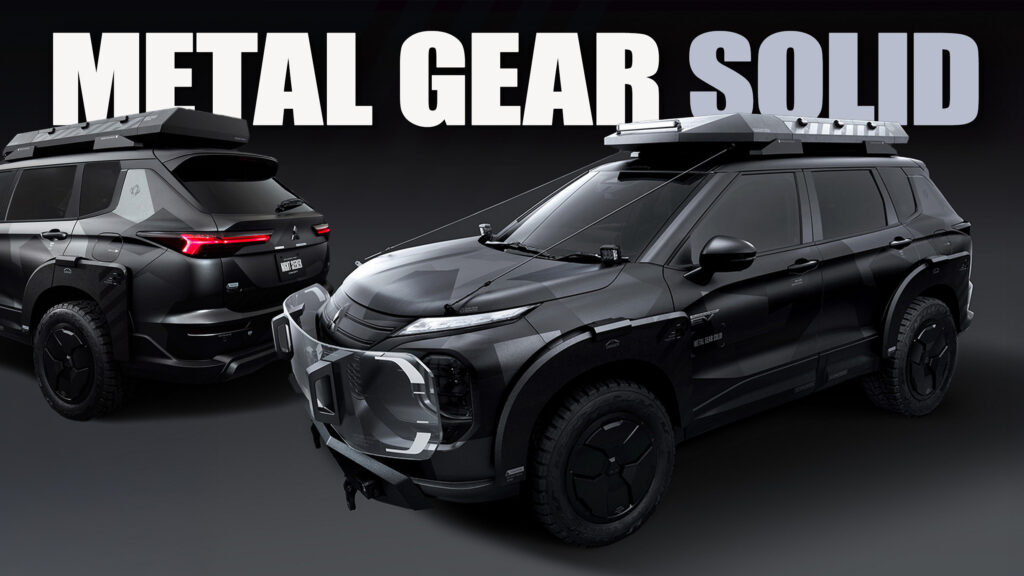  Mitsubishi Outlander PHEV Night Seeker Concept Is Inspired By Metal Gear Solid