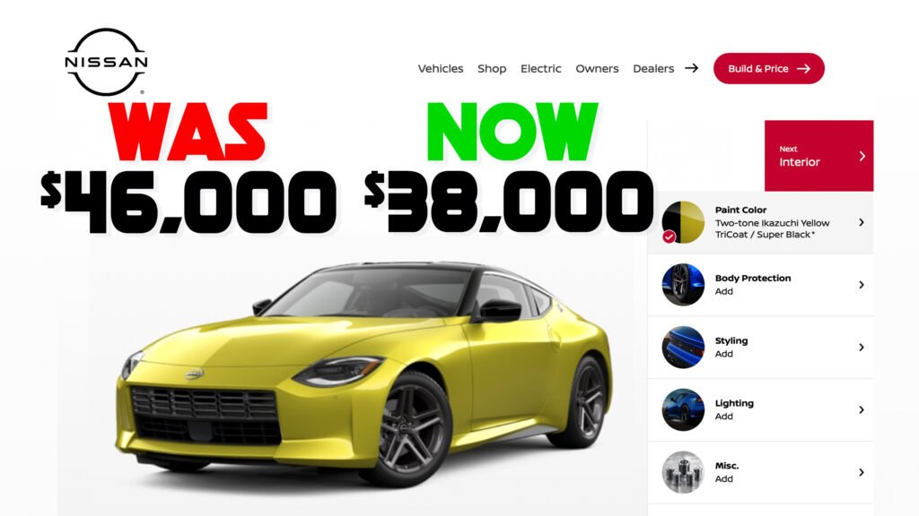  You Can Now Easily Snag A Nissan Z In The High $30s, $5K Under MSRP