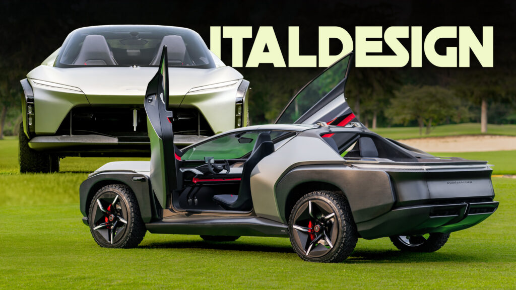  Italdesign’s Quintessenza Is A Bonkers Pickup Coupe With More Horsepower Than An F1 Grid