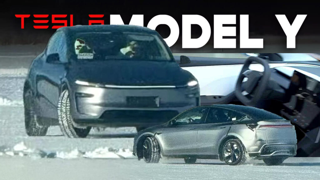  Tesla Model Y Juniper Caught Undisguised Revealing Exterior And Possibly Interior