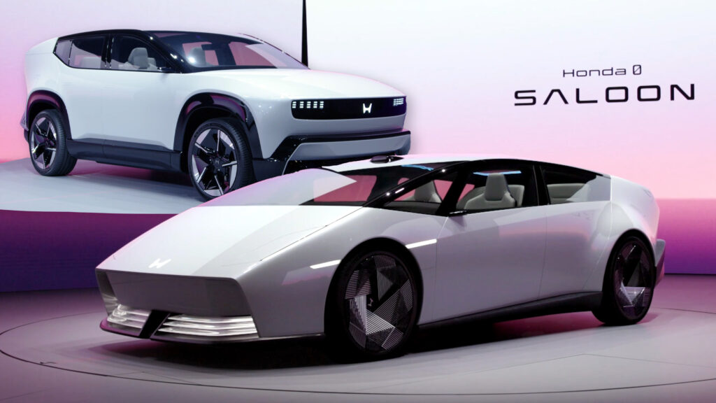  Honda’s 0 Saloon EV Looks Like A Lambo Gallardo Sedan From The Future