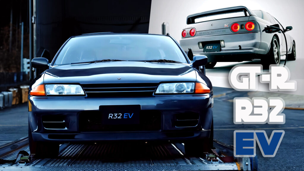  Nissan’s R32 EV Is The Coolest Form Of GT-R Blasphemy