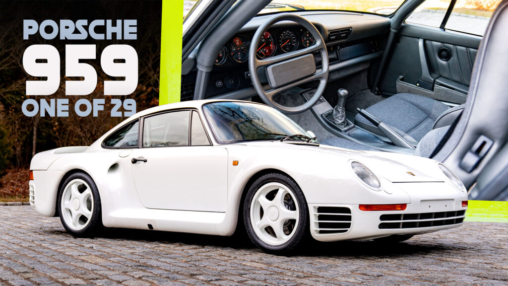  Rare Porsche 959 Sport Was Driven Just 100 Miles A Year